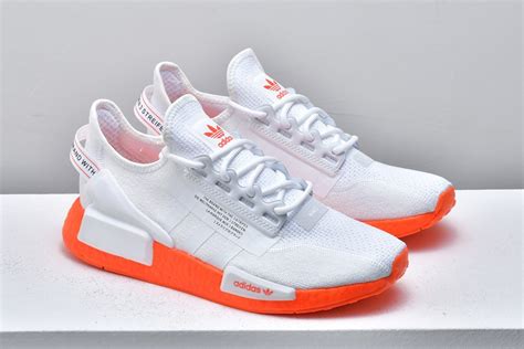 adidas nmd r1 weiß orange|Adidas NMD r1 for sale.